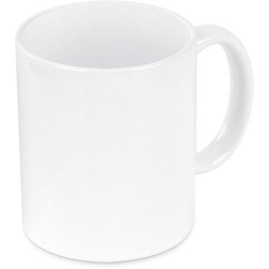 Oslo Ceramic Coffee Mug - 330ml Solid White / SW - Mugs