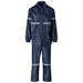 Outdoor Hi-Viz Reflective Polyester/PVC Rainsuit-2XL-Navy-N