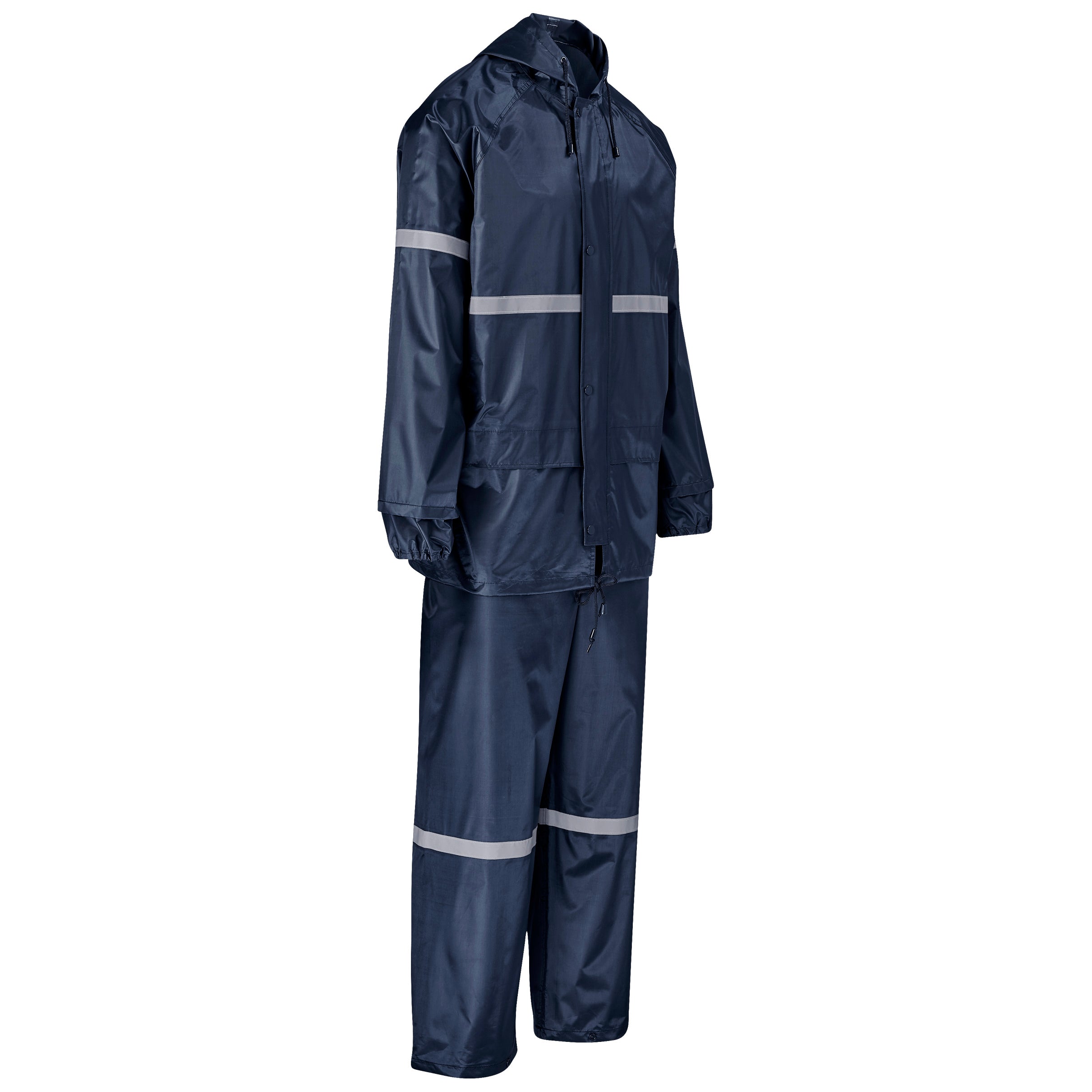 Outdoor Hi-Viz Reflective Polyester/PVC Rainsuit