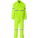 Outdoor Hi-Viz Reflective Polyester/PVC Rainsuit L / Lime