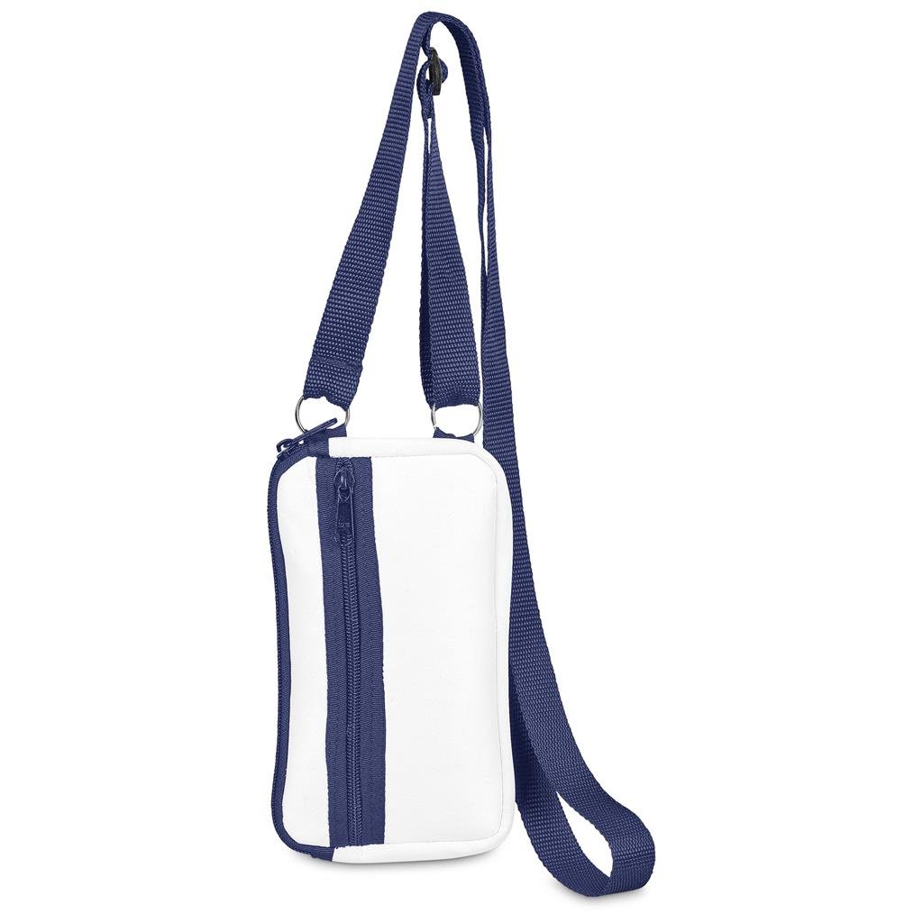 Custom Paarl Neoprene Cell Phone Pouch NAVY - Crossbody and Waist Bags,Custom Bags