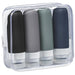 Pack Mate Silicone Travel Set TRANSPARENT - Accessories,Personal Care And Pamper,Travel Essentials,Personal Pamper