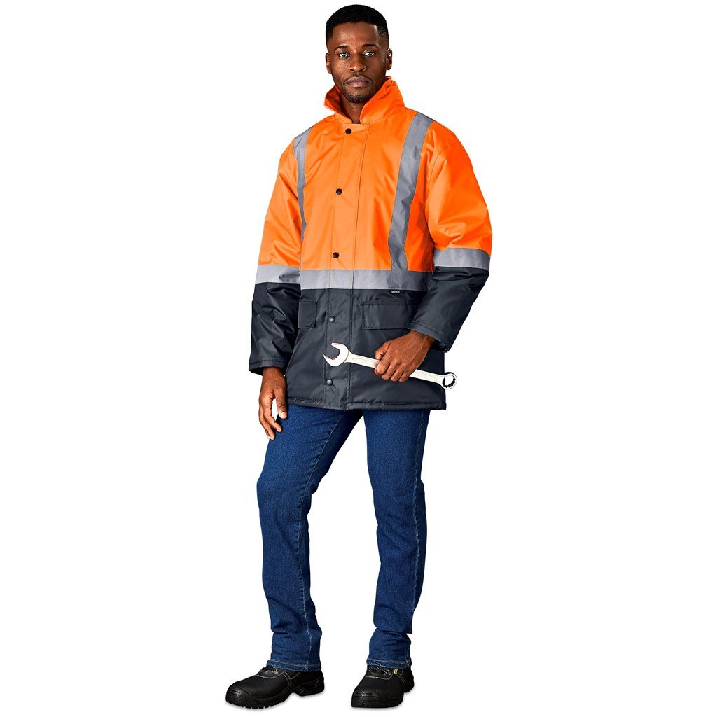 Padded Two-Tone High Visibility Reflective Jacket