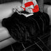 Palazzo Faux Fur Fleece Blanket BLACK - Blankets,Blankets