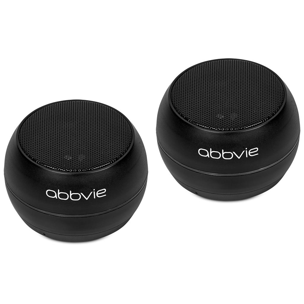 Pamplona Bluetooth Speaker Duo Set BLACK - Speakers,Technology