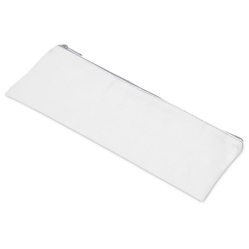 Custom Parker Recycled PET Stitch-Bond Pencil Case GREY - Stationery,Custom School Accessories,Custom Accessories