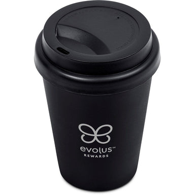 Perk Recycled Plastic Double-Wall Tumbler – 300ml - Travel Mugs and Tumblers,Drinkware,Recycled Drinkware