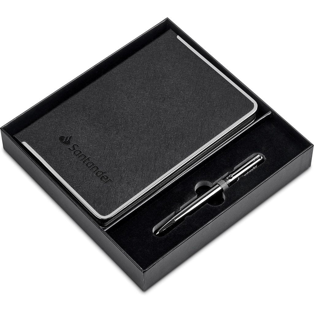Petrovich Notebook & Pen Set BLACK - Sets,Alex Varga Premium Gift Sets,Notebook Sets