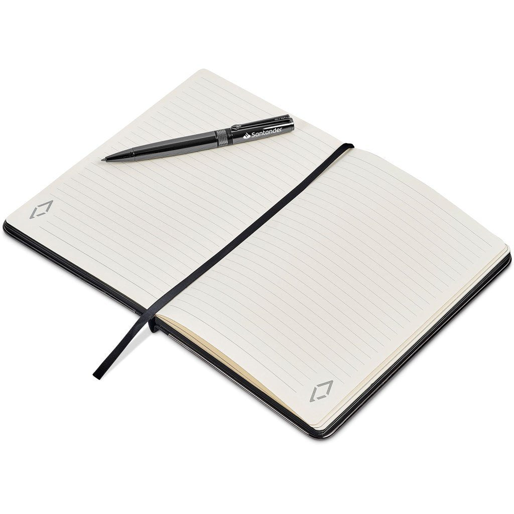 Petrovich Notebook & Pen Set BLACK - Sets,Alex Varga Premium Gift Sets,Notebook Sets