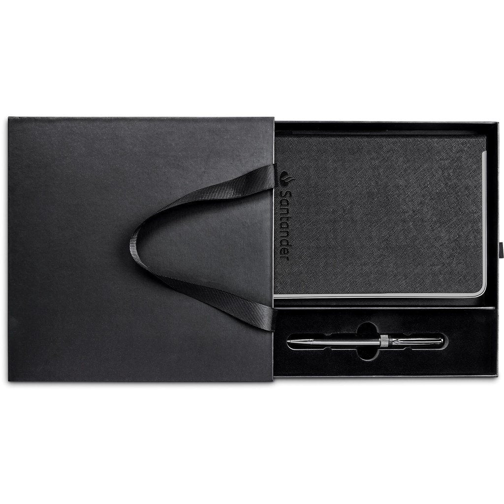 Petrovich Notebook & Pen Set BLACK - Sets,Alex Varga Premium Gift Sets,Notebook Sets