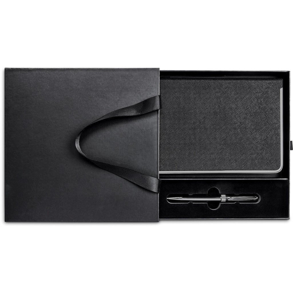 Petrovich Notebook & Pen Set BLACK - Sets,Alex Varga Premium Gift Sets,Notebook Sets