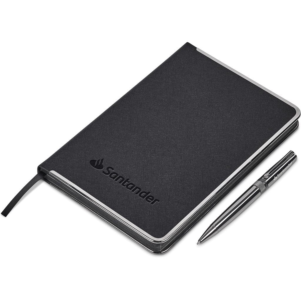 Petrovich Notebook & Pen Set BLACK - Sets,Alex Varga Premium Gift Sets,Notebook Sets
