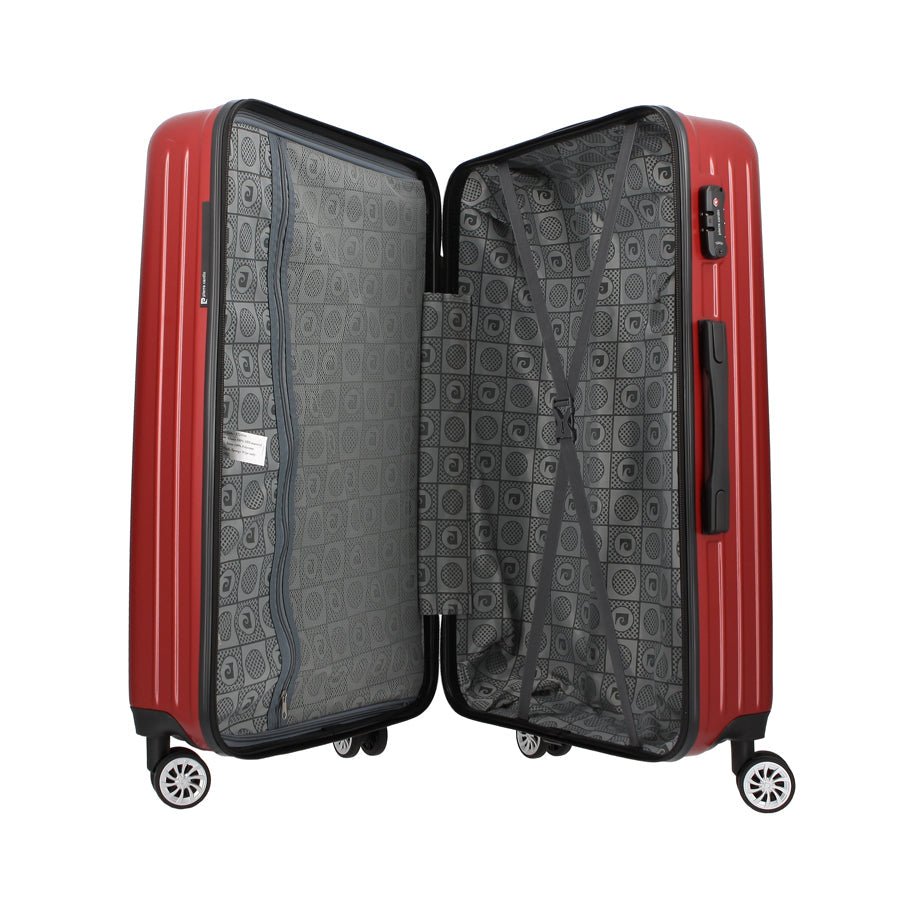 Pierre Cardin Paris Berlin Red Trolley Case | Medium-Suitcases