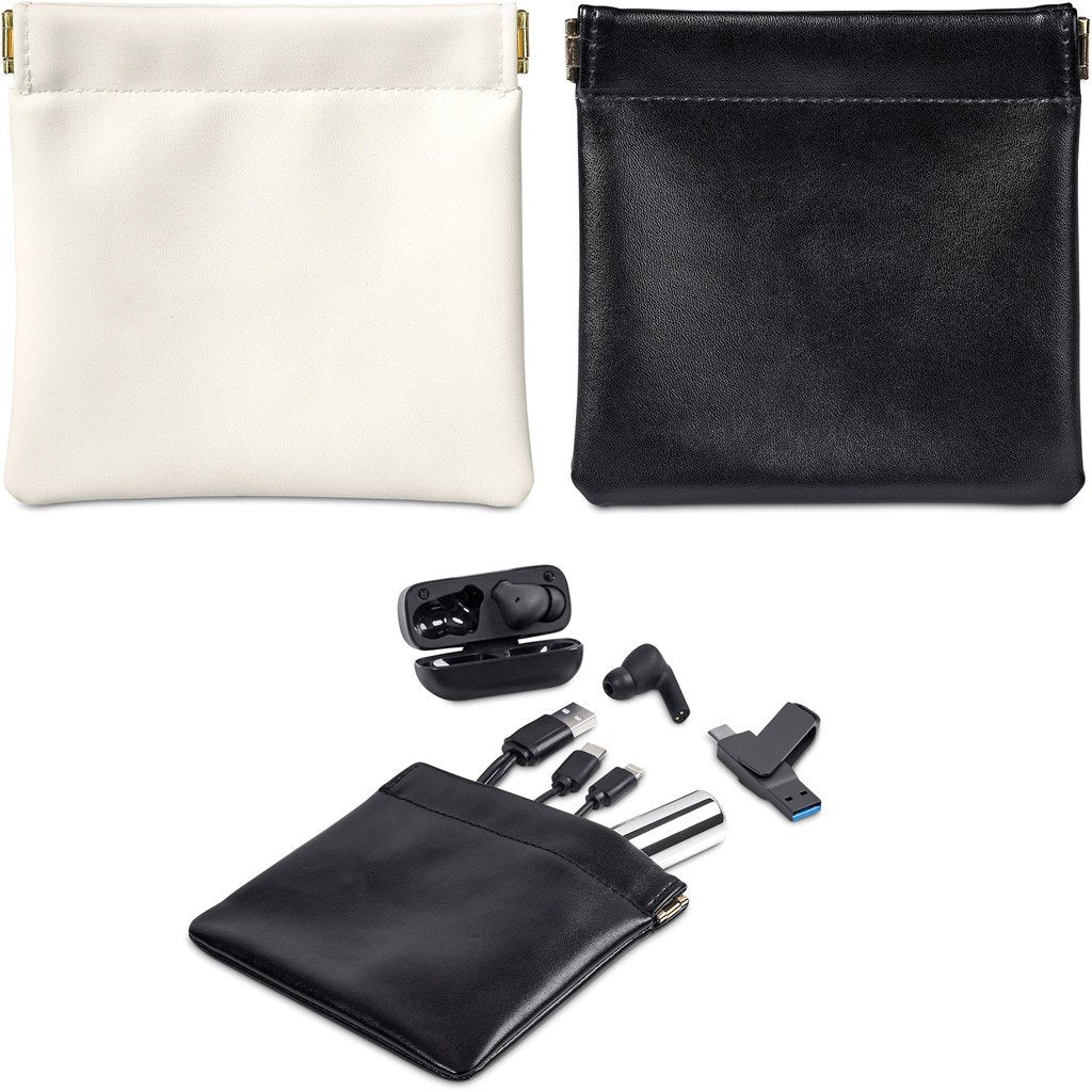 Plush PU Tech & Accessory Pouch - Pouches,Bags,Bags