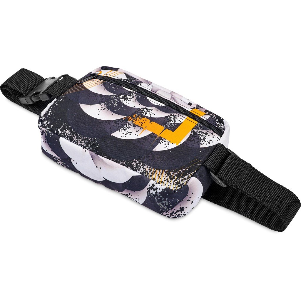 Pre-Printed Sample Custom Blyde Polyester Waist Bag BLACK - Crossbody and Bags
