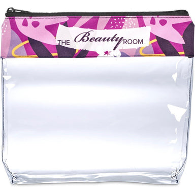 Pre-Printed Sample Custom Cleopatra Cosmetic Bag TRANSPARENT - Toiletry and Bags