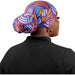 Pre-Printed Sample Custom Crown Polyester Head Wrap BLACK - Toiletry and Cosmetic Bags
