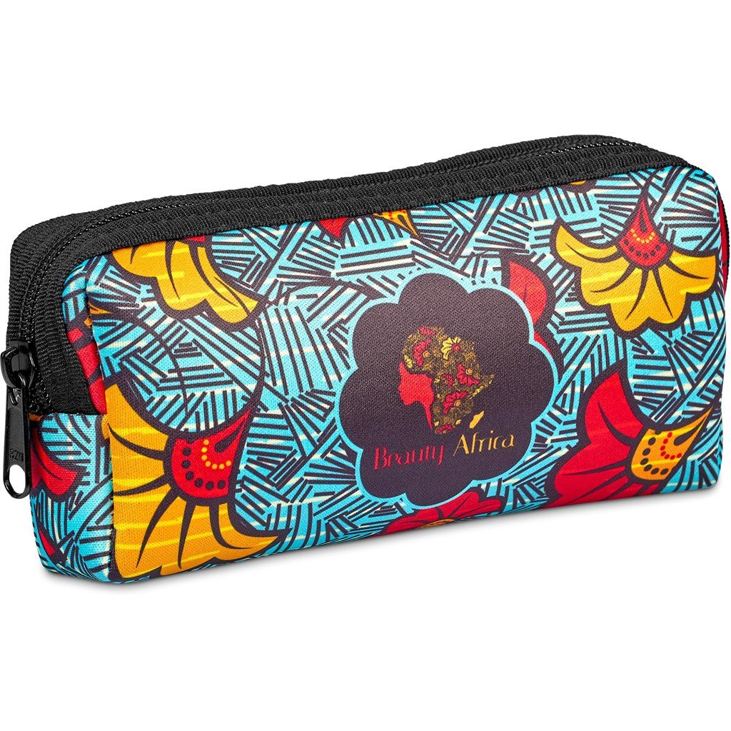Pre-Printed Sample Custom Emma Neoprene Makeup Bag BLACK - Toiletry and Cosmetic Bags