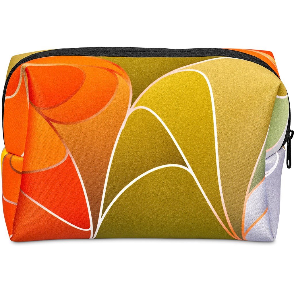 Pre-Printed Sample Custom Emma Neoprene Toiletry Bag BLACK - and Cosmetic Bags