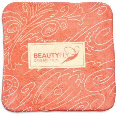 Pre-Printed Sample Custom Glamour Makeup Remover Cloth - Double-Sided Branding SOLID WHITE - Personal Care and Pamper Gifts