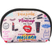 Pre-Printed Sample Custom Isabella Neoprene Midi Cosmetic Bag BLACK - Toiletry and Bags