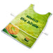 Pre-Printed Sample Custom Jackal Polyester Caddy Bib with PVC Name Sleeve SOLID WHITE - Sports and Fitness