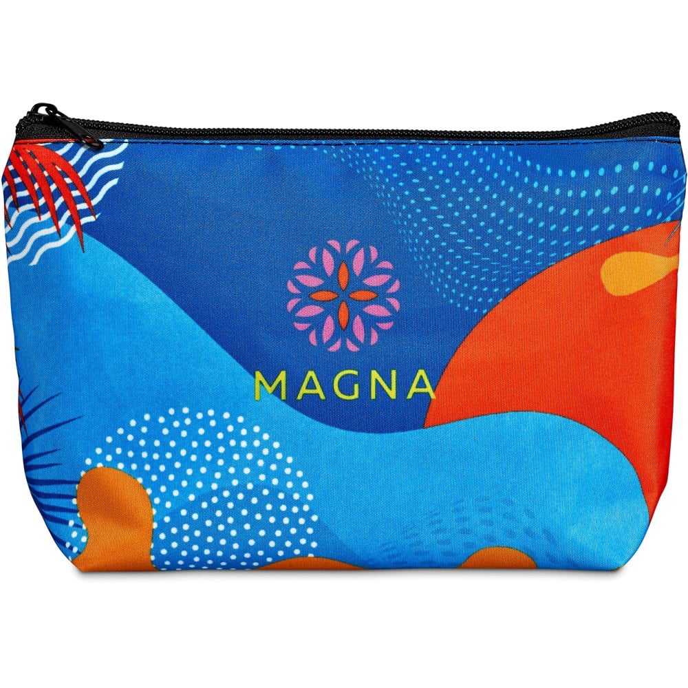 Pre-Printed Sample Custom Kosi Midi Toiletry Bag BLACK - and Cosmetic Bags