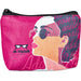Pre-Printed Sample Custom Leanne Recycled PET Stitch-Bond Mini Toiletry Bag BLACK - and Cosmetic Bags