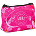 Pre-Printed Sample Custom Leanne Recycled PET Stitch-Bond Mini Toiletry Bag BLACK - and Cosmetic Bags