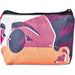 Pre-Printed Sample Custom Leanne Recycled PET Stitch-Bond Mini Toiletry Bag BLACK - and Cosmetic Bags