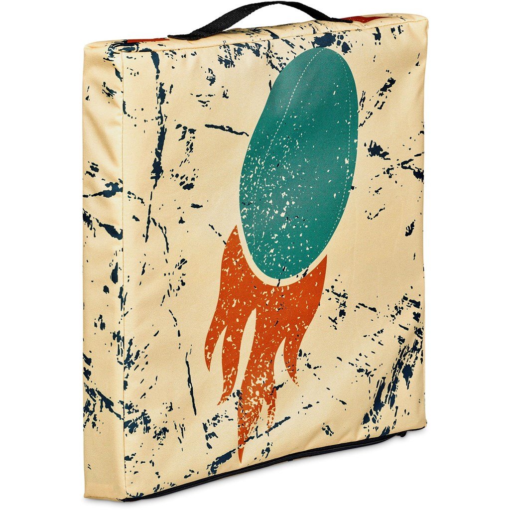 Pre-Printed Sample Custom Loftus Stadium Cushion BLACK - Beach and Outdoor