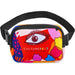 Pre-Printed Sample Custom Lula Neoprene Waist Bag BLACK - Crossbody and Bags