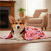 Pre-Printed Sample Custom Nala Polyester Pet Blanket SOLID WHITE - Accessories