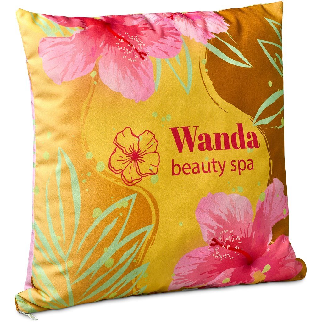 Pre-Printed Sample Custom Nia Large Scatter Cushion Cover - excludes inner cushion BLACK - Home and Living