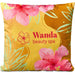 Pre-Printed Sample Custom Nia Large Scatter Cushion Cover - excludes inner cushion BLACK - Home and Living