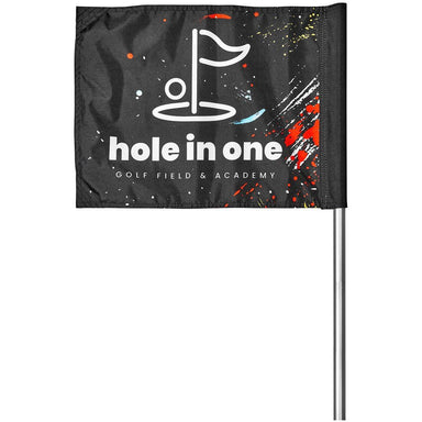 Pre-Printed Sample Custom Tournament Golf Flag SOLID WHITE - Sports and Fitness