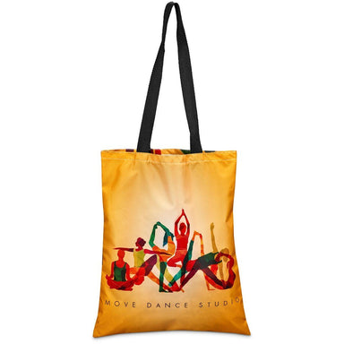 Pre-Printed Sample Custom Waterfront Shopper BLACK - and Tote Bags