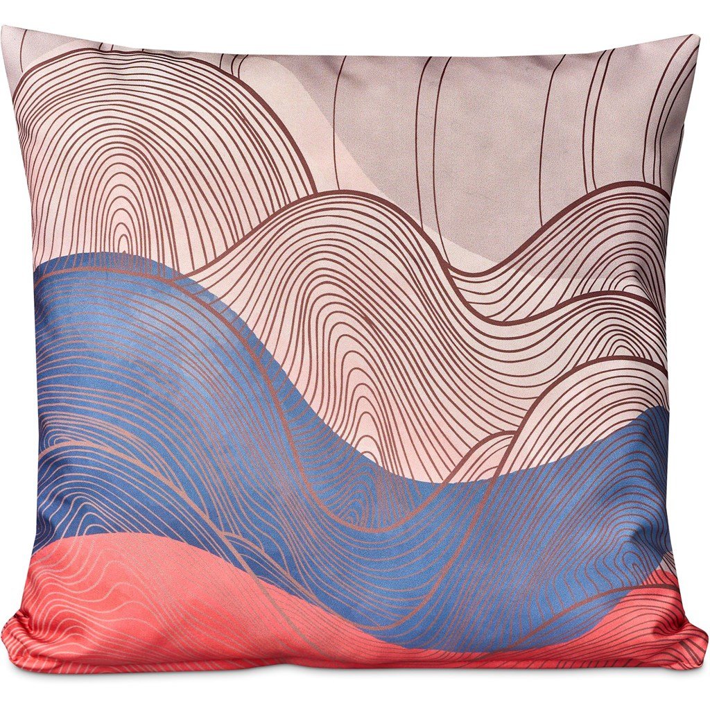 Pre-Printed Sample Custom Zuri Medium Scatter Cushion Cover - excludes inner cushion BLACK - Home and Living