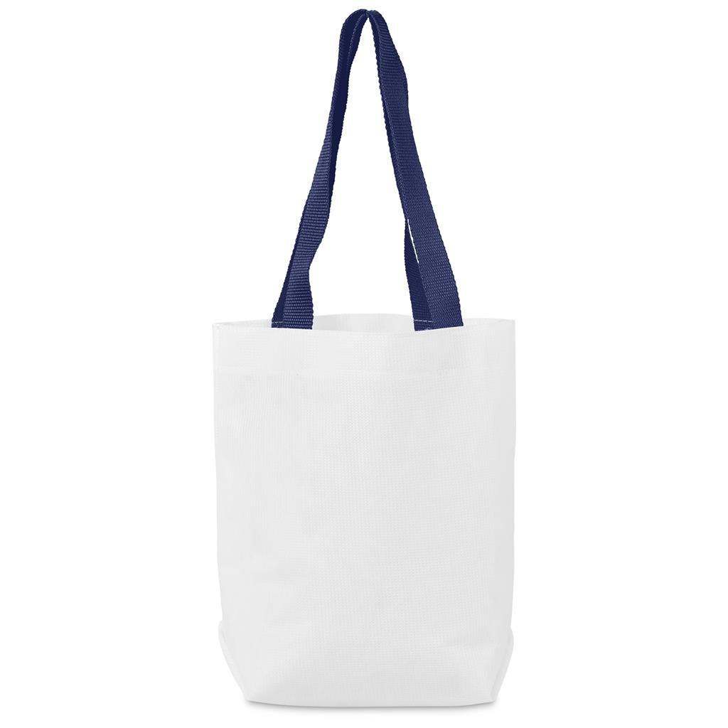 Pre-Production Sample Custom Bayside Recycled PET Stitch-Bond Shopper NAVY - and Tote Bags