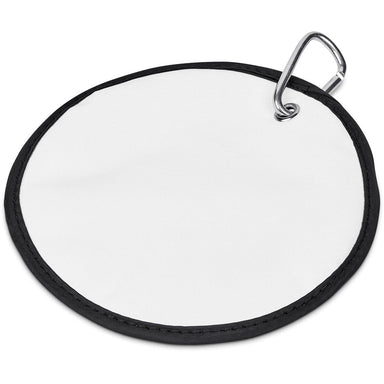 Pre-Production Sample Custom Eagle Polyester Golf Ball Cleaner BLACK - Sports and Fitness