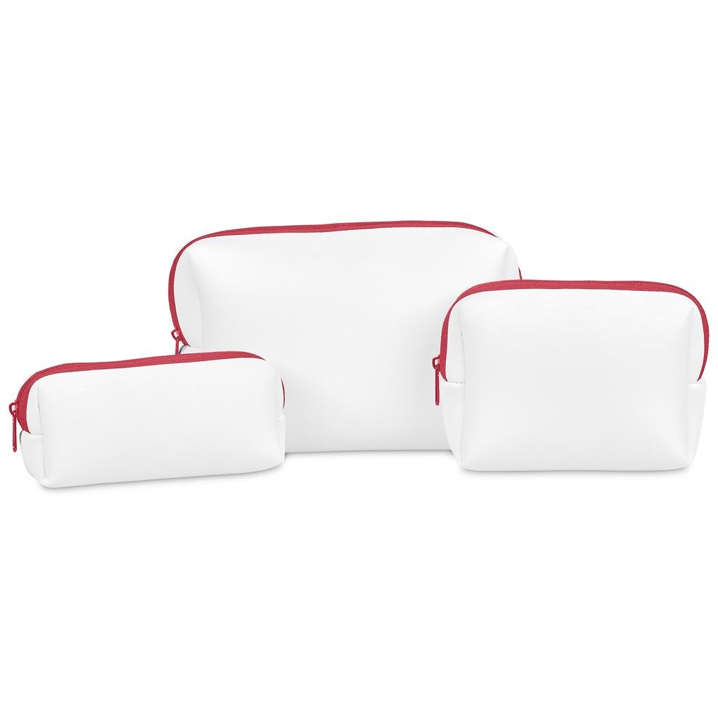 Pre-Production Sample Custom Emma Neoprene Makeup Bag - Toiletry and Cosmetic Bags