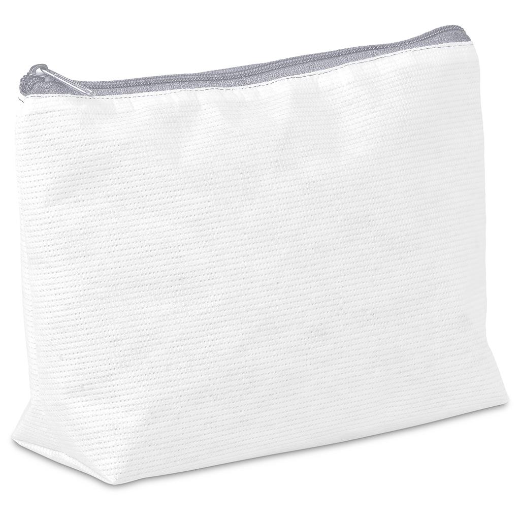 Pre-Production Sample Custom Leanne Recycled PET Stitch-Bond Maxi Toiletry Bag - and Cosmetic Bags