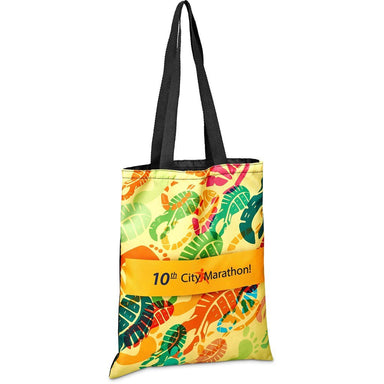 Pre-Production Sample Custom Mall Shopper with Front Panel BLACK - and Tote Bags
