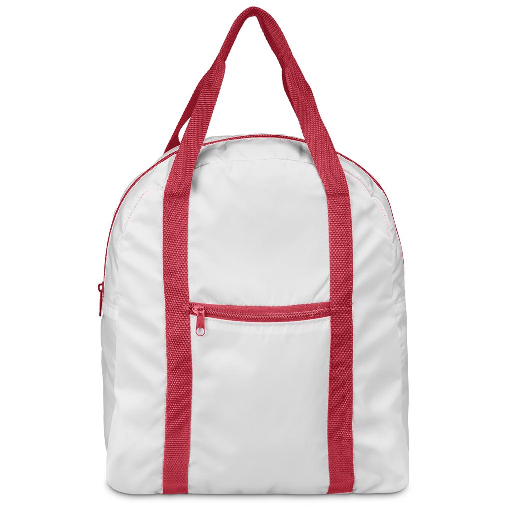 Pre-Production Sample Custom Motley Backpack RED - Drawstring Bags and Backpacks