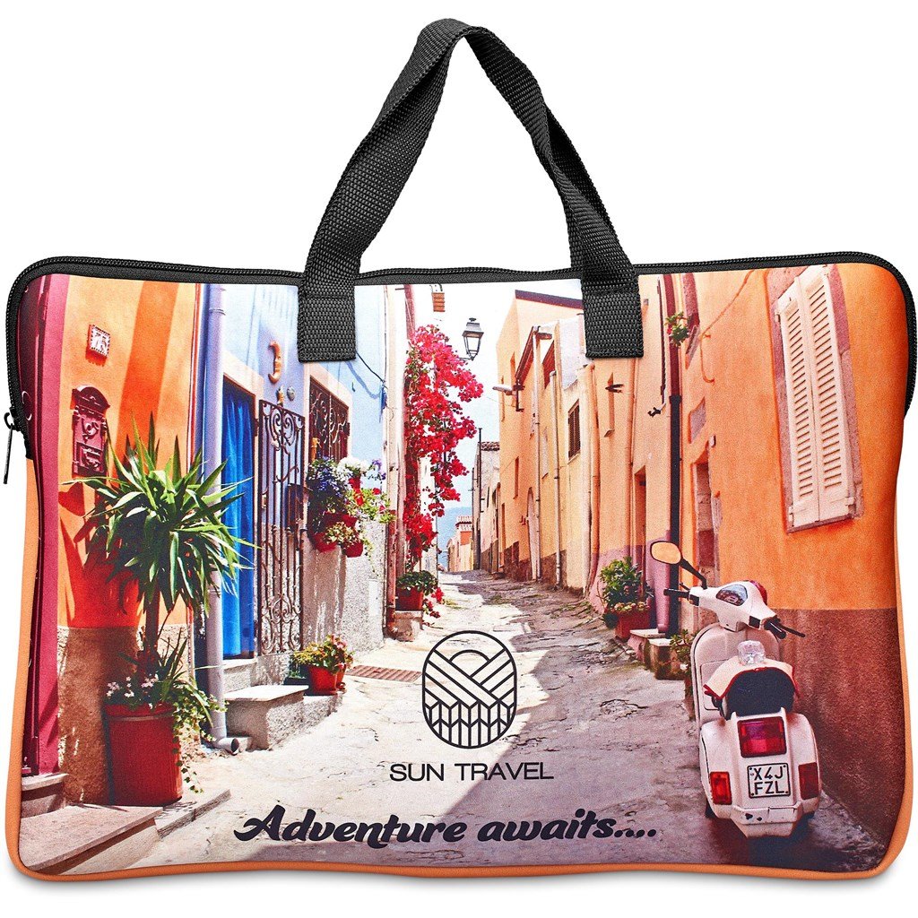 Pre-Production Sample Custom Neoprene 15.6-inch Cloud Laptop Sleeve - Tech Sleeves