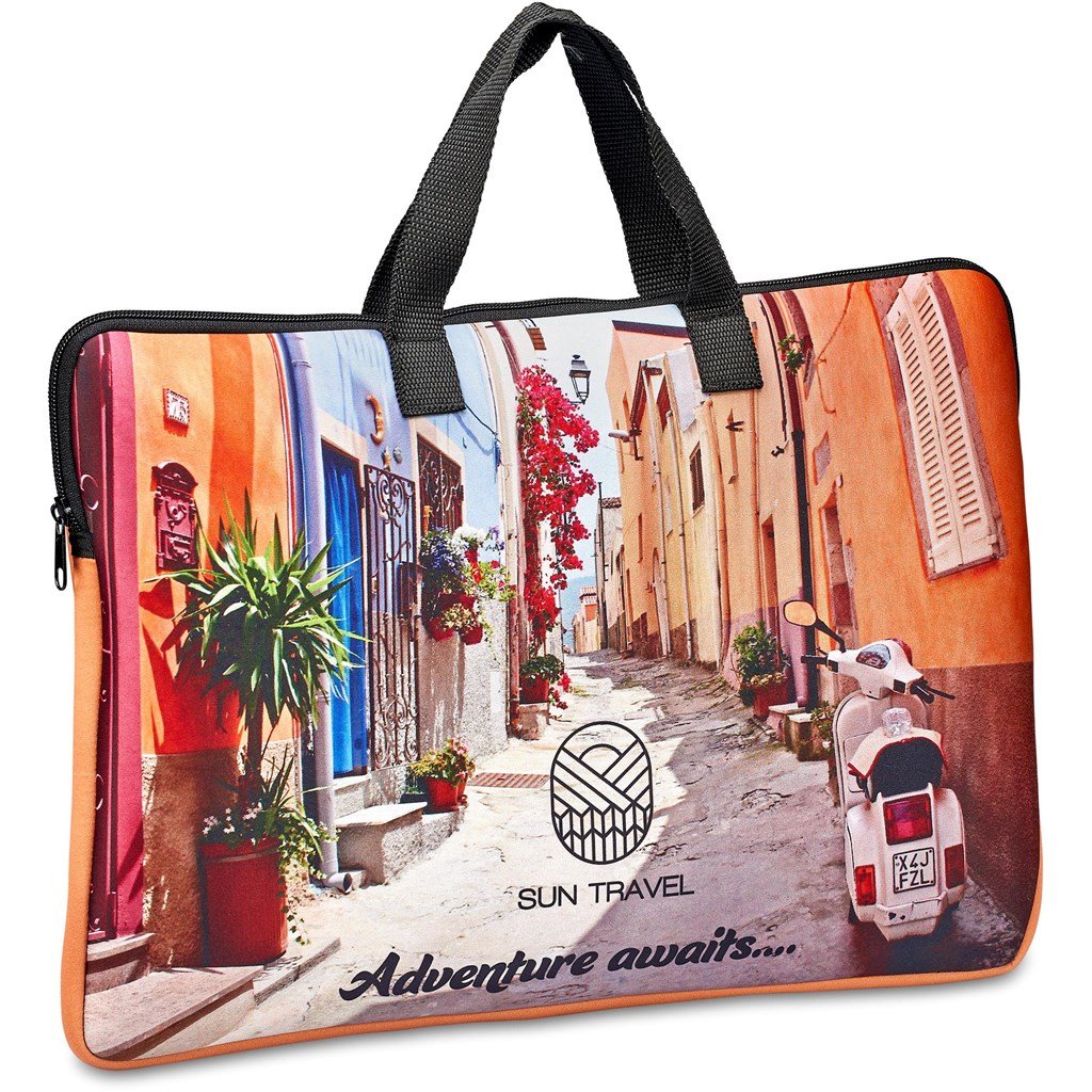 Pre-Production Sample Custom Neoprene 15.6-inch Cloud Laptop Sleeve - Tech Sleeves