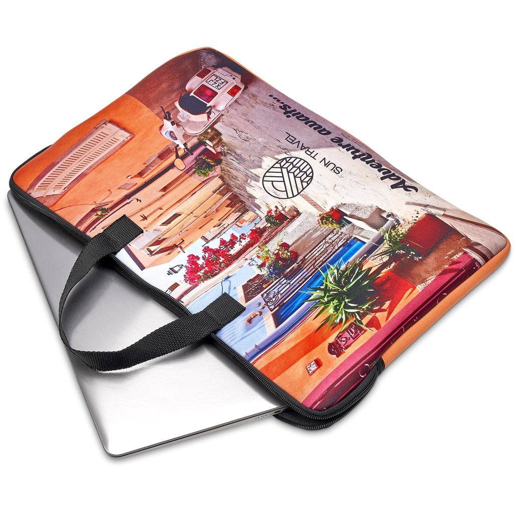 Pre-Production Sample Custom Neoprene 15.6-inch Cloud Laptop Sleeve - Tech Sleeves