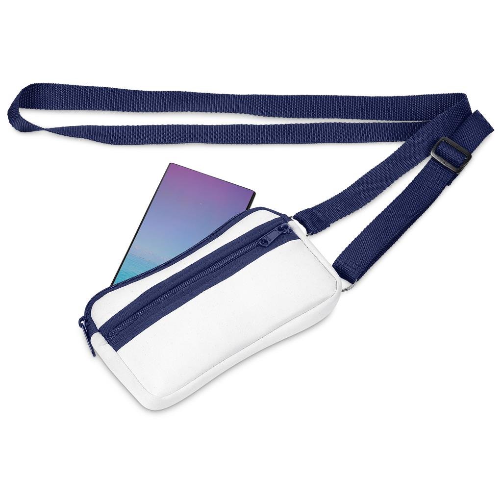 Pre-Production Sample Custom Paarl Neoprene Cell Phone Pouch - Crossbody and Waist Bags