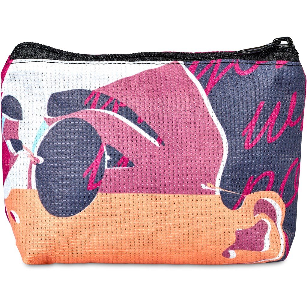 Pre-Production Sample Custom Recycled PET Stitch-Bond Mini Toiletry Bag - and Cosmetic Bags
