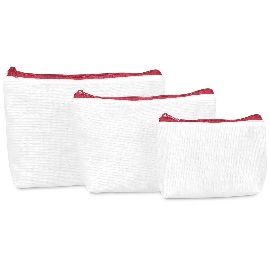 Pre-Production Sample Custom Recycled PET Stitch-Bond Mini Toiletry Bag - and Cosmetic Bags